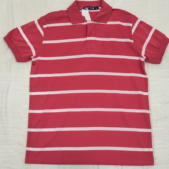 Bundle: (3) Men's Striped Polo Shirt - L - Picture 6 of 7